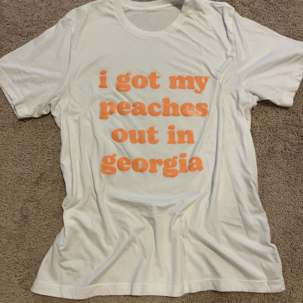 Size M Justin Bieber peaches shirt